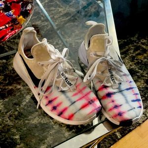 Nike Air Free Trainers Size 5.5 Tide-dye